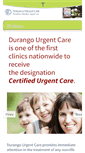 Mobile Screenshot of durangourgentcare.com